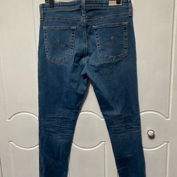 AG The Farrah High Rise Skinny Ankle Jeans Size 30R - Picture 3 of 8
